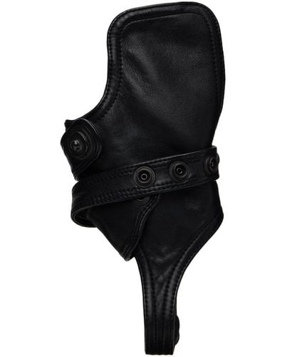 Julius Bracelet de style étui à pistolet noir en cuir à pochette - permanent