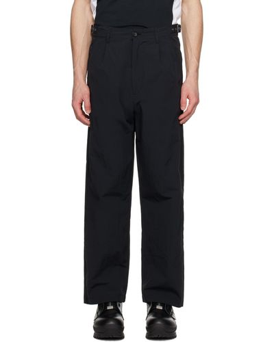 Izzue Embroidered Pants - Black