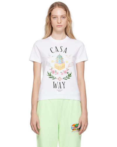 Casablancabrand T-shirt 'casa way' blanc