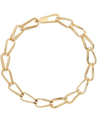 Dion Lee Giant Cage Necklace - Metallic