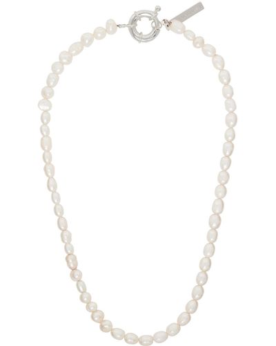 PEARL OCTOPUSS.Y Octopuss.y Ssense Exclusive Necklace - White