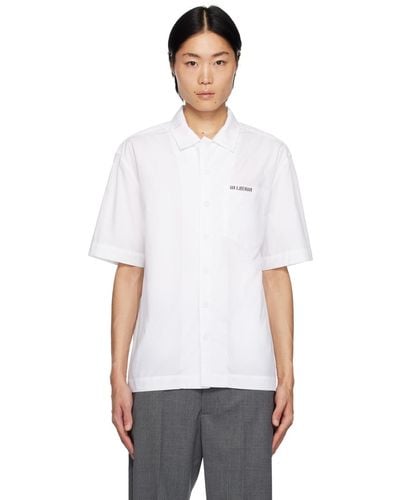 Han Kjobenhavn Camp Collar Shirt - White