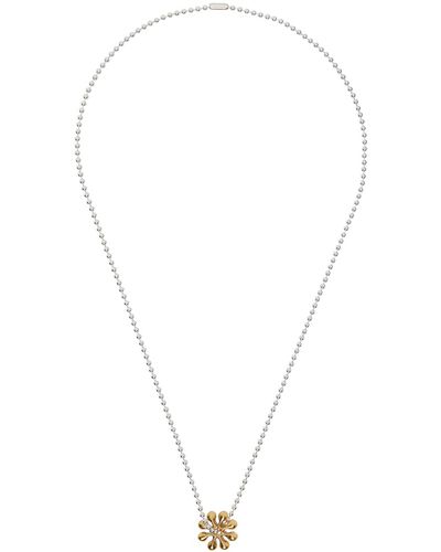 MAPLE Orbit Necklace - White