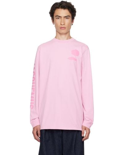 Jacquemus Le Chouchouコレクション Le T-shirt Ciceri 長袖tシャツ - ピンク