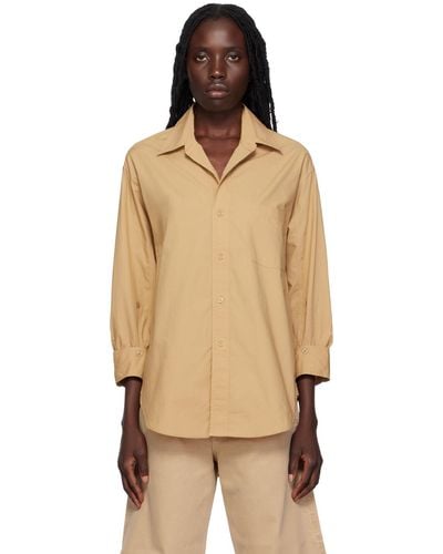 Citizens of Humanity Beige Kayla Shirt - Multicolor