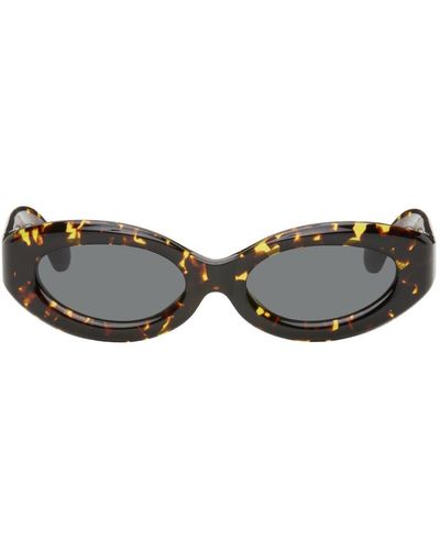 Holzweiler Tortoiseshell Lotta Sunglasses - Black