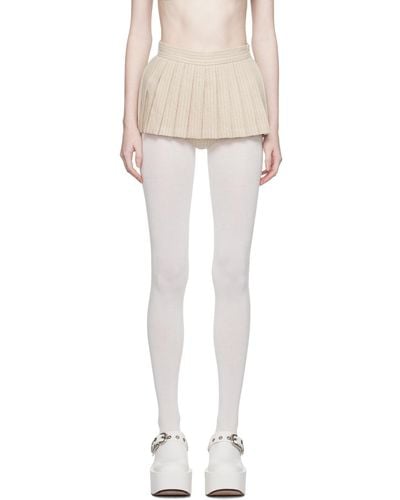 Pushbutton Ssense Exclusive Skort - Natural