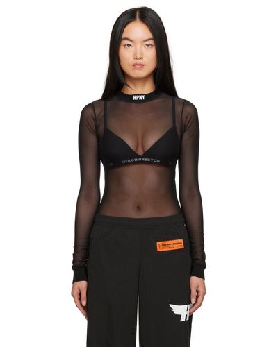 Heron Preston Black 'hpny' Bodysuit