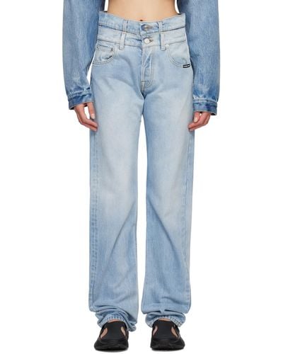 VTMNTS Double Waist Jeans - Blue