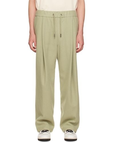WOOYOUNGMI Green Drawstring Lounge Trousers - Natural