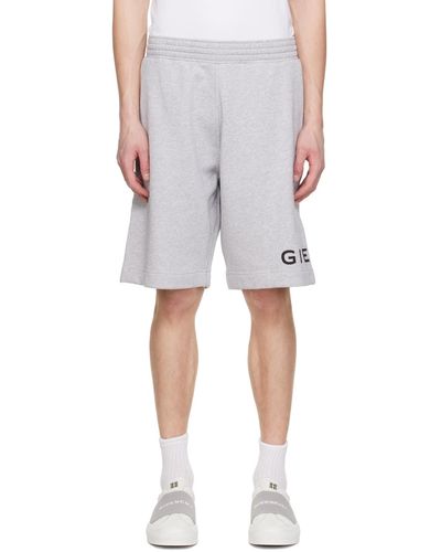 Givenchy Gray Archetype Shorts - Multicolor