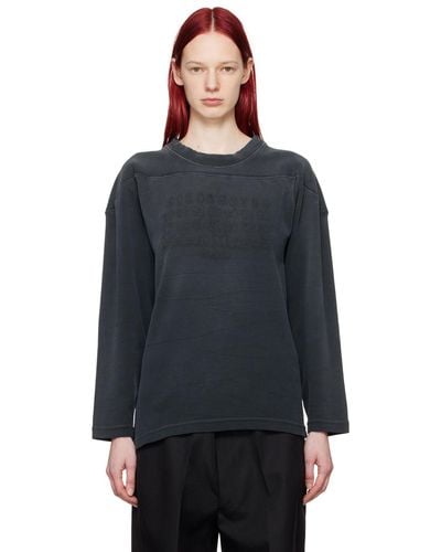 Maison Margiela Embroidered Sweatshirt - Black