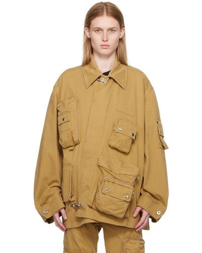 Lanvin Tan Future Edition Jacket - Natural