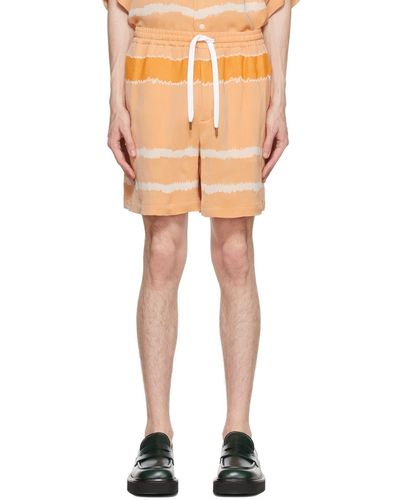 Cmmn Swdn Orange Enzo Shorts - Multicolour