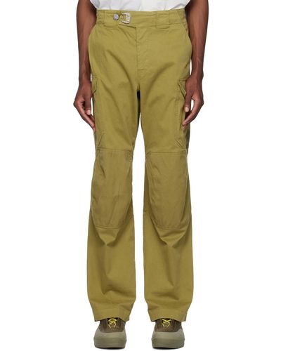 Objects IV Life Stamped Cargo Trousers - Green