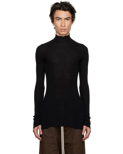 Rick Owens Pull lupetto noir