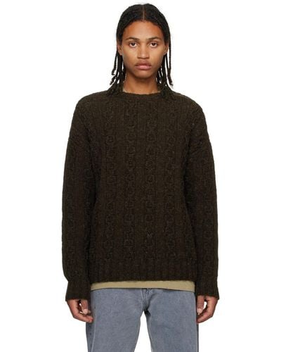 Our Legacy Brown Toddler Sweater - Black