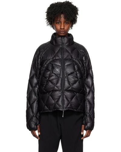 Roa Quilted Down Jacket - Black