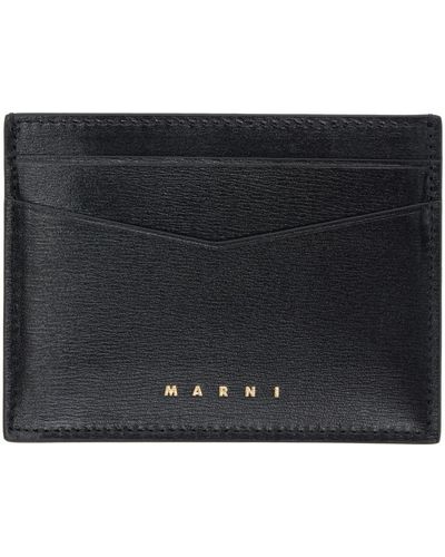 Marni ロゴ カードケース - ブラック