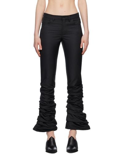 Acne Studios Gathered Trousers - Black