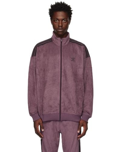 adidas Originals Adicolor Classics Plush Track Jacket - Purple