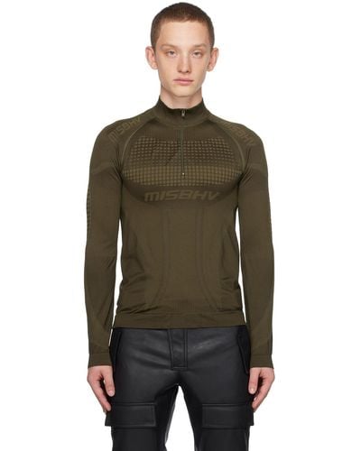MISBHV Khaki Europa Sweatshirt - Black