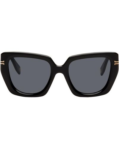 Marc Jacobs Lunettes de soleil rectangulaires - Noir