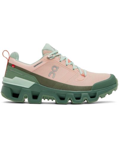 On Shoes Pink & Green Cloudwander Sneakers - Black