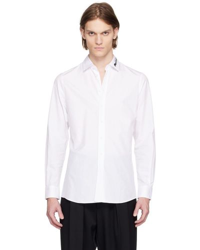 White Moschino Shirts for Men | Lyst
