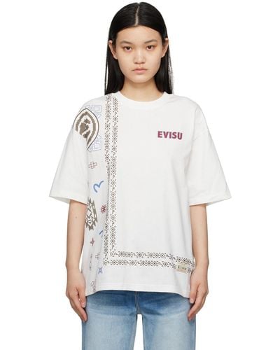 Evisu Printed T-shirt - White