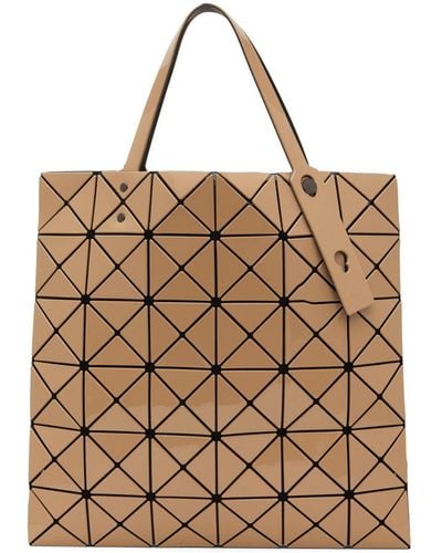 Bao Bao Issey Miyake Taupe Double Color Lucent Tote - Brown