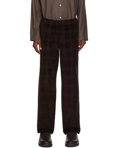 Another Aspect Pantalon 5.0 brun - Noir