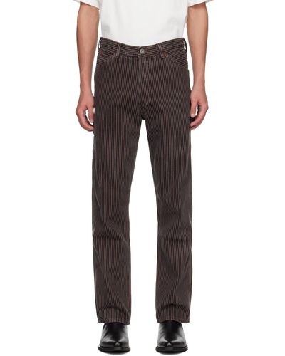 RE/DONE Brown Modern Painter Trousers - Black