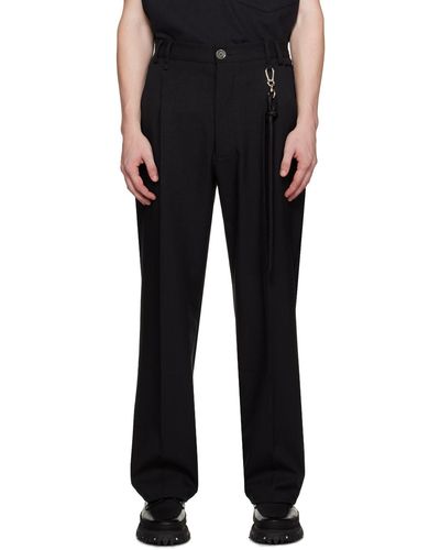 Song For The Mute Pleated Pants - Black