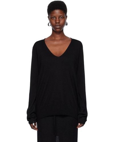 Lauren Manoogian V-neck Sweater - Black