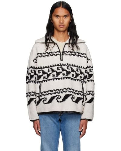 Isabel Marant Off-white Marlo Sweater - Black