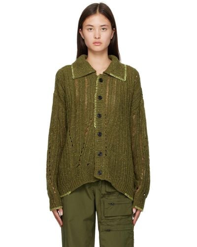 ANDERSSON BELL Nep Cardigan - Green