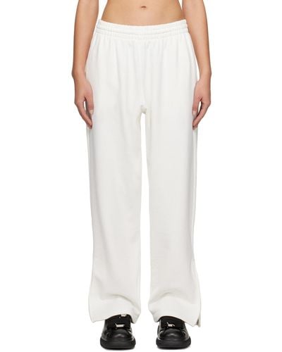 Wardrobe NYC Off- Hailey Bieber Edition Hb Track Trousers - White