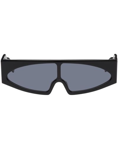 シルバーグレー サイズ Rick Owens Gene サングラス ブラック/シルバー