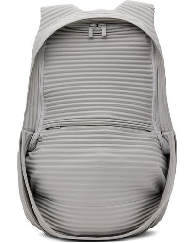 Homme Plissé Issey Miyake Homme Plissé Issey Miyake Pleats Daypack Backpack - Gray
