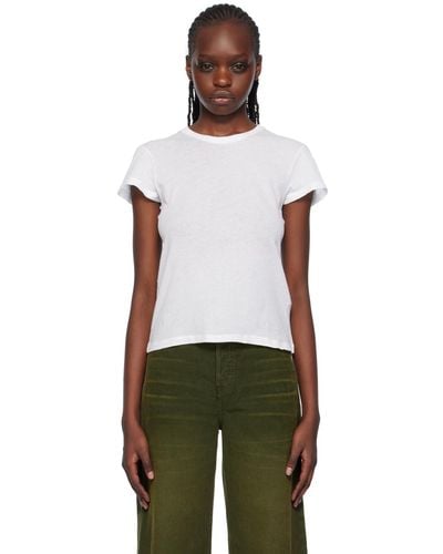 RE/DONE White Hanes Edition 1960s Slim T-shirt - Multicolour