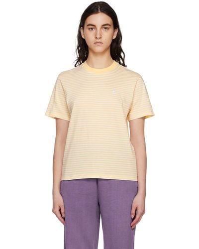 Carhartt Yellow & White Coleen T-shirt - Purple