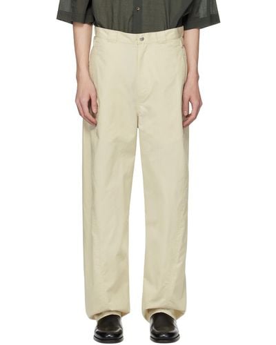 Lemaire 3d Trousers - White