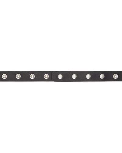 Rick Owens Snap Belt - Black