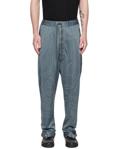 Vivienne Westwood Grey Embroidered Track Trousers - Black