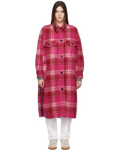 Isabel Marant Fontizi Coat - Red