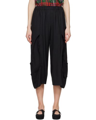 Comme des Garçons Inverted Seam Trousers - Black