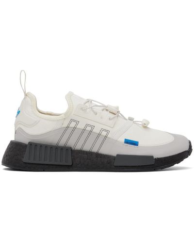 adidas Originals Baskets nmd r1 blanc cassé - Noir