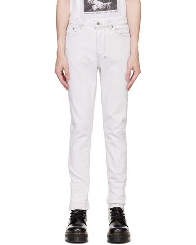 Ksubi Gray Chitch Habits Jeans - White