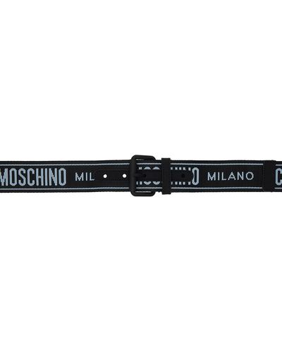 Moschino テープベルト - ブラック